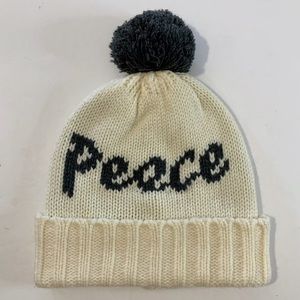 Gap “Peace” Knit Beanie